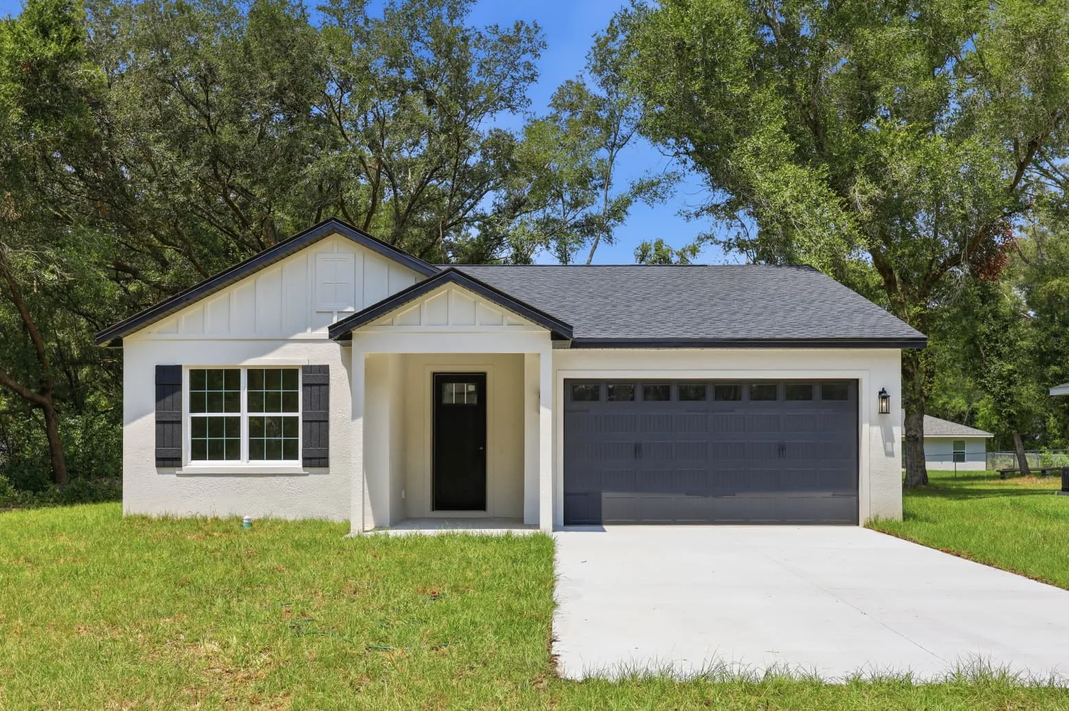 Completed custom home built by J&N StructureWorks in Central Florida